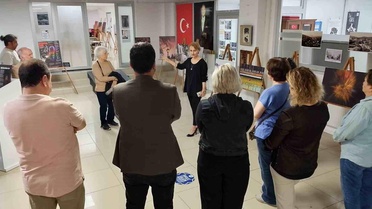 'Oksipital Dans' sergisi Bilecik'te yoğun ilgi gördü