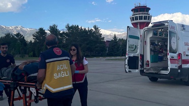Kalp Hastası, Helikopterle Hastaneye Ulaştırıldı