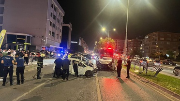 Samsun'da Zincirleme Kaza: 5 Yaralı