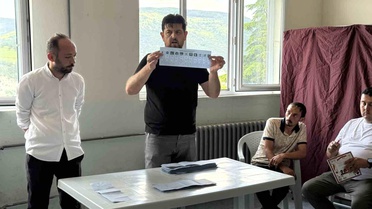 Tokat'ta 4 beldede oy sayımı başladı