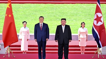 Kuzey Kore'de Xi Jinping Onuruna Tören