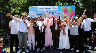 SMA hastası Cemre'ye umut dolu uğurlama