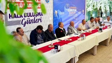 Darende'de vatandaş buluşması