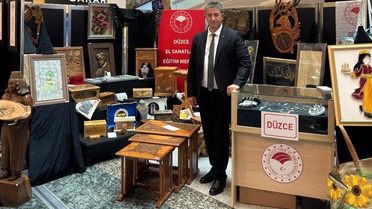 Düzce El Sanatları Eserleri Ankara'da Sergilendi