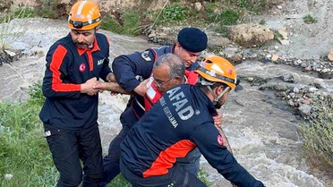 Tekman'da Mantar Toplayan Çift Kurtarıldı