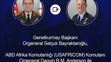 Bayraktaroğlu ve Anderson Video Görüşmesi