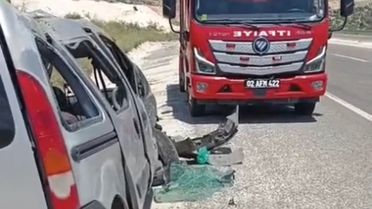 Şarampole Devrilen Araçta 1 Ölü, 1 Yaralı