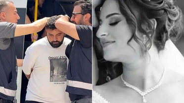 Hamile eşini öldüren caniye çıldırtan uğurlama! Bir de tebessüm etti
