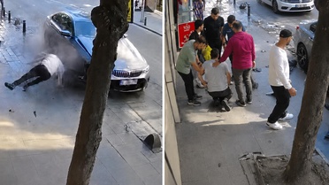 İstanbul'da yayaya çarpan sürücü, yaralıyı bırakıp arabasını kontrol etti