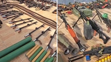 Somali'de beş yıldızlı otelde çok sayıda İHA ve silah ele geçirildi