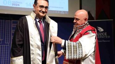 Fatih Dönmez'e Düzce Üniversitesi'nden fahri doktora
