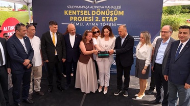 Tekirdağ'da depreme dayanıklı yaşam için yeni adım: Altınova Kentsel Dönüşüm Projesi'nde ikinci etabın temeli atıldı