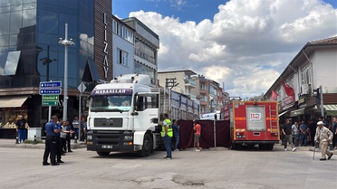 Cinayet gibi kaza! Talihsiz emlakçının ölüm anı anbean kamerada