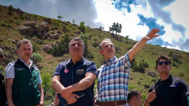 Hakkari'de Heyelan İncelemesi