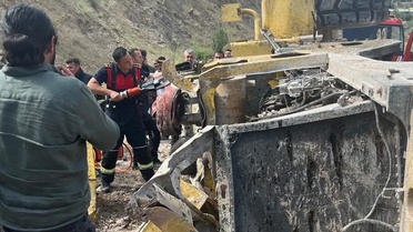 Kırıkkale'de Kepçe Kazası: Operatör Ağır Yaralandı