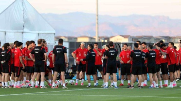 A Milli Takım Arizona'da İlk Antrenmanını Yaptı