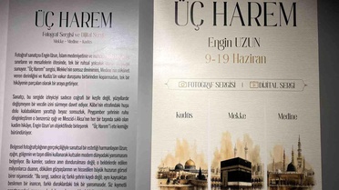 Başakşehir'de 'Üç Harem: Mekke Medine Kudüs' sergisi sanatseverlerle buluştu