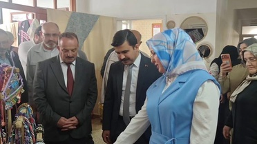 Çaykara'da Yıl Sonu Sergisi Açıldı