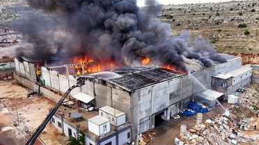 Gaziantep'teki Tekstil Fabrikasında Yangın
