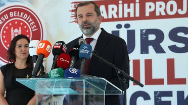 Gürsu Kent Meydanı Projesinde Yıkım Töreni