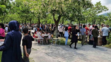 Hasköy'de Gazze yararına hayır çarşısı kuruldu