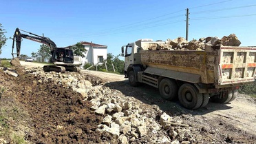 Düzce'de Heyelan Sonrası Çalışmalar Devam Ediyor