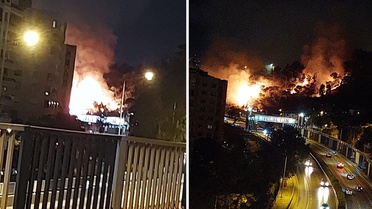 İzmir'de otluk alanda korkutan yangın