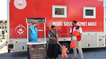 Samsun'da Mobil Sosyal Hizmet Uygulaması