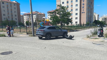 Keşan'da Motosiklet Kazası: Kask Hayat Kurtardı