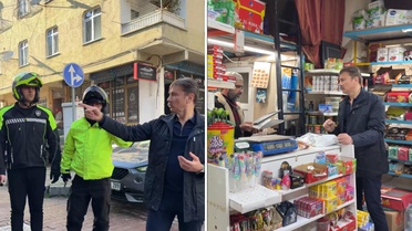 Bahçelievler Belediye Başkanı, ruhsatsız iş yapan Suriyeli esnafın dükkanını mühürledi