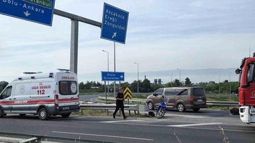 Düzce'de Motosiklet Kazası: 65 Yaşındaki Sürücü Yaralandı