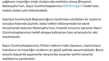 Bakan Gürlek: Netanyahu'nun sözleri akıl tutulmasıdır