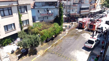 Balıkesir'de Bahçede Yangın Paniğe Neden Oldu