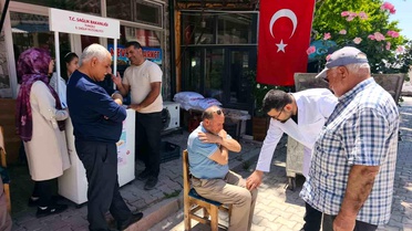 Çemişgezek'te Sağlık Tarama Etkinliği