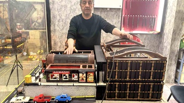 Yılmaz Küçükoğlu'ndan Tarihi Dadaş Sineması Maketi