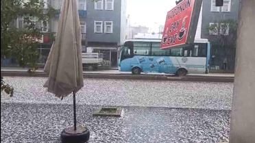 Bayburt'ta Dolu Yağışı Hayatı Olumsuz Etkiledi