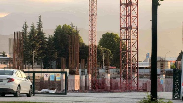 İnegöl'de inşaatta iş kazası