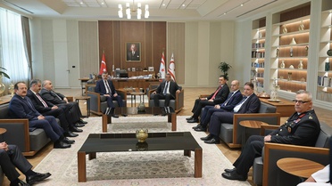 Bakan Çiftçi, KKTC Cumhurbaşkanı Erhürman ile görüştü