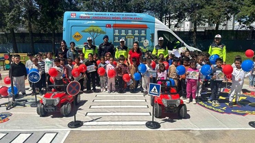Gaziantep'te Çocuklara Trafik Eğitimi