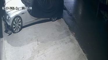 Lüks otomobilin servet değerindeki altın amblemini çaldı, savunması pes dedirtti
