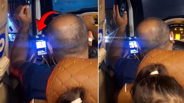 Minibüs Şoförü Videoları İzleyerek Araç Kullandı