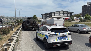 Samsun'da Zırhlı Araçla Kaza: 1 Yaralı