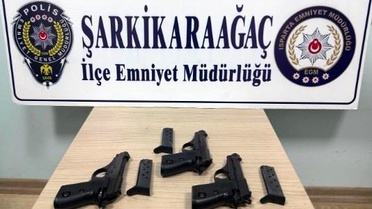 Isparta'da Ruhsatsız Silah Operasyonu