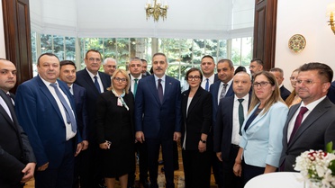 Fidan, Bulgaristan'da Türk Soydaşlarla Buluştu