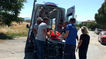 Burhaniye'de Kaza: 1 Yaralı