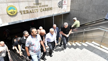 Başkan Büyükkılıç'tan Yeraltı Çarşısı'na ziyaret