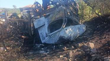 Çankırı'da Tır Devrildi, Sürücü Yaralandı