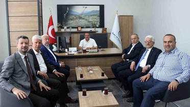 ÇTB ve Tapu Müdürü Ekonomik Gelişimi Görüştü