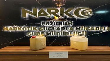 Erzurum'da 27 Kilo Likit Metamfetamin Ele Geçirildi