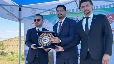 Malatya'da Güreş Federasyonu Fidan Dikimi